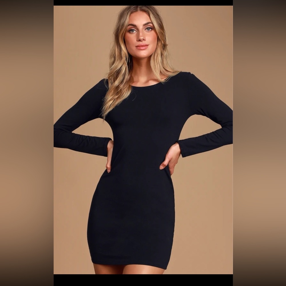 LULUS Exclusive Comeback Baby Black Dress